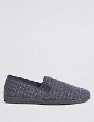 Grid Checked Slippers with Freshfeet 25.00 €