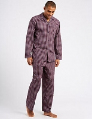 Cotton Blend Checked Pyjama Set 24.00 €