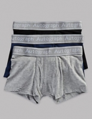 3 Pack Cotton Trunks with Lycra (4-16 Years) 4.00 €