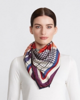 Dunnes Stores  Paul Costelloe Living Check Silk Scarf