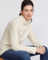 Dunnes Stores  Paul Costelloe Living Studio Cable Polo Neck Jumper