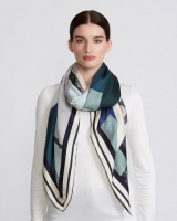 Dunnes Stores  Paul Costelloe Living Studio Shapes Silk Scarf