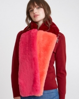 Dunnes Stores  Savida Colour Block Faux Fur Scarf