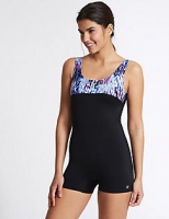 Marks and Spencer  Secret Slimming Printed Shorty Swimsuit