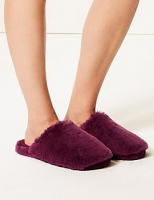 Marks and Spencer  Faux Fur Mule Slippers