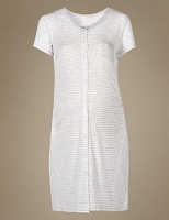 Marks and Spencer  Maternity Striped Nightdress