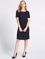 Marks and Spencer  PETITE Ruched Sleeve Tunic Dress
