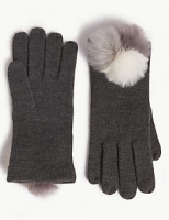 Marks and Spencer  Knitted Pom-pom Gloves