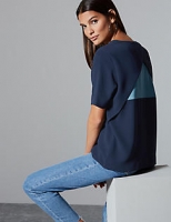 Marks and Spencer  Round Neck Half Sleeve Shell Top