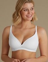 Marks and Spencer  2 Pack Cotton Rich Padded Plunge Bra A-E