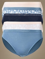 Marks and Spencer  5 Pack Modal Blend No VPL High Leg Knickers