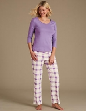 Pure Cotton Checked Pyjama Set 17.50 €