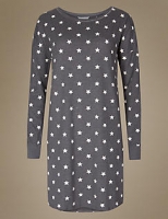 Marks and Spencer  Cotton Rich Star Print Nightdress