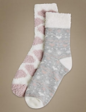 2 Pair Pack Supersoft Bedsocks 6.75 €