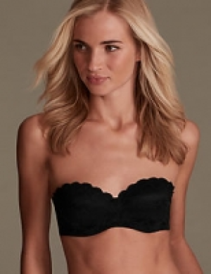 Lace Padded Strapless Bra A-E 15.00 €