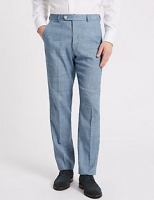 Marks and Spencer  Linen Miracle Regular Fit Textured Trousers