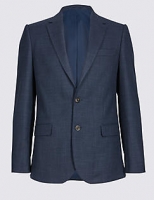 Marks and Spencer  Textured 2 Button Slim Fit Jacket