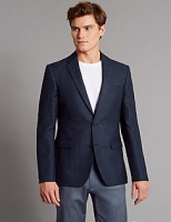 Marks and Spencer  Linen Rich Tailored Fit Textured Jacket