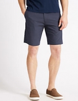 Marks and Spencer  Big & Tall Cotton Rich Checked Chino Shorts