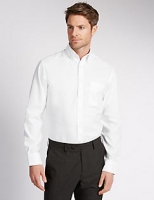 Marks and Spencer  2in Longer Regular Fit Oxford Shirt