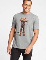 Marks and Spencer  Star Wars Pure Cotton Crew Neck T-Shirt