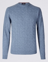 Marks and Spencer  Merino Wool Rich Cable Kit Jumper