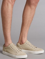 Marks and Spencer  Suede Lace-up Trainers