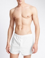 Marks and Spencer  3 Pack Pure Cotton Easy to Iron Woven Boxers