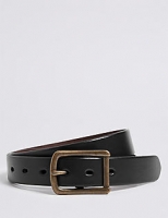 Marks and Spencer  Leather Cut Edge Buckle Casual Belt