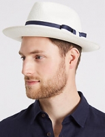 Marks and Spencer  Stripe Band Panama Hat