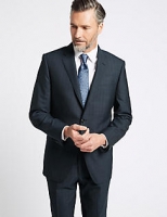 Marks and Spencer  Indigo Striped Tailored Fit Wool Suit