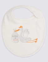 Marks and Spencer  Pure Cotton Born in 2018 Bib