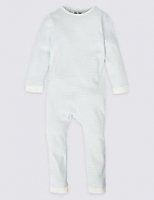 Marks and Spencer  Pure Cotton Striped Sleepsuit (3-16 Years)