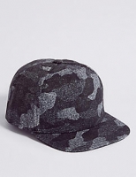 Marks and Spencer  Kids Pure Cotton Camouflage Baseball Cap (3 - 14 Years)