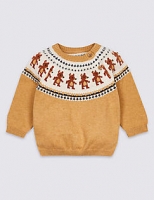 Marks and Spencer  Cotton Rich Fairisle Jumper