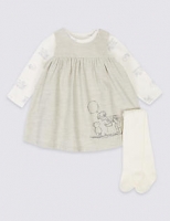 Marks and Spencer  3 Piece Winnie the Pooh & Friends Dress & Bodysuit with Tigh