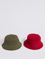Marks and Spencer  Kids 2 Pack Summer Hats (3-14 Years)