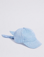 Marks and Spencer  Kids Striped Bow Baseball Cap (3-14 Years)