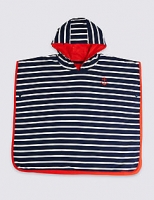 Marks and Spencer  Pure Cotton Striped Ponchos (3 Months - 7 Years)