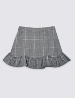 Marks and Spencer  Pure Cotton Checked Skirt (3-16 Years)