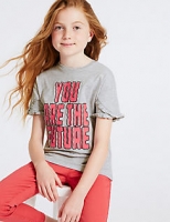 Marks and Spencer  Cotton Rich Top with StayNEW (3-16 Years)