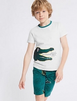 Marks and Spencer  Crocodile Print Pyjamas (3-16 Years)