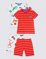 Marks and Spencer  2 Pack Pyjamas with Stretch (1-7 Years)