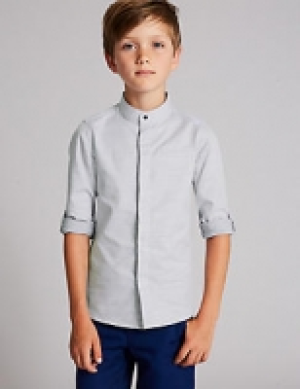 Pure Cotton Textured Shirt (3-16 Years) 15.00 €