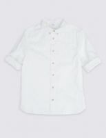 Marks and Spencer  PLUS Pure Cotton Oxford Shirt (3-16 Years)
