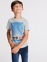 Marks and Spencer  Cotton Rich 1884 T-Shirt (3-16 Years)