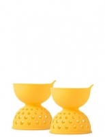 Marks and Spencer  2 Piece Set Good Grips Silicone Egg Poacher
