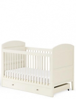 Marks and Spencer  Hastings Ivory Cot Bed