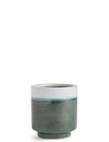 Marks and Spencer  11cm Small Green Reactive Planter