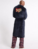 Marks and Spencer  Supersoft Super Dad Fleece Dressing Gown